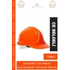 #Baret Essafe CE Belgeli Ekonomik Havalandırmalı Ayarlı Mühendis Güvenliği Turuncu Emniyet Bareti