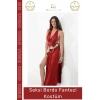 #FanteziKostüm Kaliteli Kumaş Likralı Esnek Rahat Şık Fantezi Gecelik Lüks Tasarım Seksi Bordo Fantezi Kostüm