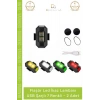 #BisikletLambası Flaşör Motosiklet Bisiklet Scooter Uyumlu USB Şarjlı Mini Taşınabilir Led İkaz Lambası 7 Renkli - 2 Adet