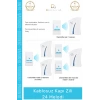 #KapıZili 100 Metre Menzilli Pratik Kolay Kurulum Kaliteli Pilli Şık 24 Melodi Kablosuz Kapı Zili