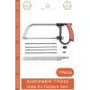 #Testere Ahşap Mdf Sunta Cam Kesme Desen Verme Hassas Metal Saplı 7 Parça Hobi Kıl Testere Seti