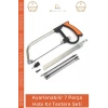 #Testere Ahşap Mdf Sunta Cam Kesme Desen Verme Hassas Metal Saplı 7 Parça Hobi Kıl Testere Seti