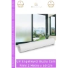 #CamFilmi UV Engelleyici Kaliteli Şık Pratik Gizlilik Sağlayan Buzlu Cam Filmi 2 Metre x 60 Cm