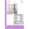 #CamFilmi UV Engelleyici Kaliteli Şık Pratik Gizlilik Sağlayan Buzlu Cam Filmi 2 Metre x 60 Cm