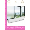 #CamFilmi UV Engelleyici Gizlilik Sağlayan Yapışkanlı Dekoratif Buzlu Cam Filmi 5 Metre x 60 Cm