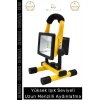 #Projektör 30W COB LED 2400 Lümen IP44 Su Geçirmez SOS Modlu Taşınabilir Kamp Şarjlı Spot Lamba Projektör