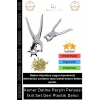 #PlastikDelici Profesyonel 6 Başlıklı Ayarlanabilir Döner Kemer Pensi İkili Set Deri Plastik Delici