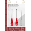 #Tornavida Kaliteli Dayanıklı Ergonomik Tamir Takımı Yıldız Kontrol Kalemi 3lü Tornavida Seti