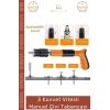 #ÇiviTabancası 3 Vitesli Beton Çelik Ahşap Uyumlu Profesyonel Güç Ayarlı Darbe Etkili Manuel Çivi Tabancası