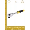 #CırcırKolu Sanayi Profesyonel Çelik Mekanik Lokma Anahtarı Ergonomik Kaymaz Yapı 1/2 Cırcır Kolu