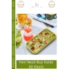 #BuzKalıbı Pratik Düğmeli Kapaklı Gı Sınıfı Mutfak Gereci 32 Yuvalı Buz Küpü Kalıbı Saklama Kutulu