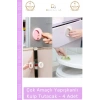 #Kulp Pratik Mobilya Çekmece Dolap Pencere Cam Kapı Kendinden Yapışkanlı Yapışkanlı Kulp Tutacak - 4 Adet