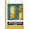 #GoldAyna Dekoratif Altıgen Modern Duvar Dekoru Tasarım Yapışkanlı Akrilik Gold Ayna Seti - 12 Adet