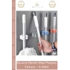 #Askı Yapışkanlı Süpürge Askısı Ev Düzenleyici Aparatı Duvara Monte Mop Paspas Tutucu - 4 Adet