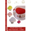 #SifonTuşu Estetik Banyo Aksesuarı Modern Dekoratif Pratik Sifon Klozet Sifon Tuşu Kalp Tasarımlı - 1 Adet