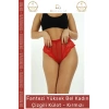 #FanteziKülot Yüksek Bel Seksi Şık Rahat Genç Dinamik Veronica Yerel Moda Kırmızı Kadın Çizgili Külot