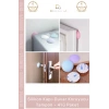 #Stoper Darbe Emici Silikon Duvar Koruma Kapı Kolu Kendinden Yapışkanlı Koruyucu Tampon 4lü Paket