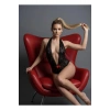 #BabydollSistina 923 Serisi Esnek Şık Kaliteli Zarif Fantezi Giyim Görünüm Siyah Dantel Bodysuit