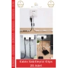#Klips Yapışkanlı Masaüstü Ofis Düzenleyici Pratik Güçlü Kablo Sabitleyici Klips Seti - 20 Adet