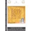 #Led 8 Fonksiyonlu Günışığı Kumandalı Dekoratif Aydınlatma Şık Perde Peri Led (3 mt x 3 mt) - 1 Adet