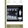 #MakyajLambası 10 Adet G5 Modern Küresel Ampul Dimmer Dokunmatik 12V Şık Makyaj Aynası Aydınlatma Kiti