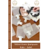 #ŞampuanKabı 100ml Sızdırmaz Seyahat Tipi Kozmetik Dolum Boş Şişe Bagaj Şampuan Kabı Tekrar Kullanılabilir - 3 Adet