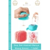 #Kese Silikon Peeling Etkili Ergonomik Hijyenik Yumuşak Dokulu Duş Jeli Hazneli Banyo Masaj Kesesi - 1 Adet