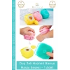 #Kese Silikon Peeling Etkili Ergonomik Hijyenik Yumuşak Dokulu Duş Jeli Hazneli Banyo Masaj Kesesi - 1 Adet