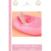 #Kese Süngerli Peeling Etkili Çift Taraflı Masaj Yapan Yumuşak Hijyenik Silikon Banyo Kesesi - 1 Adet