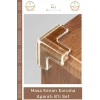 #KenarKoruma Bebek Çocuk Güvenlik Darbe Emici 8li Set Silikon Şeffaf Masa Kenarı Koruma Aparatı