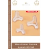 #KenarKoruma Bebek Çocuk Güvenlik Darbe Emici 8li Set Silikon Şeffaf Masa Kenarı Koruma Aparatı