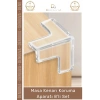 #KenarKoruma Bebek Çocuk Güvenlik Darbe Emici 8li Set Silikon Şeffaf Masa Kenarı Koruma Aparatı
