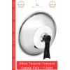 #KapakTutacağı Ergonomik Isıya Dayanıklı Siyah Mutfak Yedek Parça Dikey Tasarım Tencere Kapağı Kolu - 1 Adet