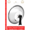 #KapakTutacağı Ergonomik Isıya Dayanıklı Siyah Mutfak Yedek Parça Dikey Tasarım Tencere Kapağı Kolu - 1 Adet