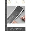 #GiderSüzgeci Banyo Mutfak Zemin Drenaj Filtre Saç Gider Süzgeci Sineklik 12 cm 4 Metre Tamir Kiti