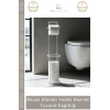 #TuvaletKağıtlığı Banyo Düzenleyici Metal Pratik Modern Şık Beyaz Standlı Yedek Hazneli Tuvalet Kağıtlığı