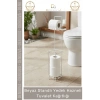#TuvaletKağıtlığı Banyo Düzenleyici Metal Pratik Modern Şık Beyaz Standlı Yedek Hazneli Tuvalet Kağıtlığı