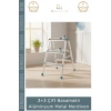 #Merdiven Profesyonel Sağlam Ergonomik Katlanır Tip 3+3 Çift Basamaklı Alüminyum Metal Merdiven