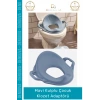#ÇocukKlozet Konforlu Kaymaz Hijyenik Güvenli Dayanıklı Portatif Mavi Kulplu Çocuk Klozet Adaptörü