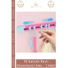#Askı Dolap İçi Pratik Askılık Organizer 10 Kancalı Raylı Mutfak Banyo Düzenleyici Askı