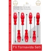 #TornavidaSeti Profesyonel Tamir Onarım Ergonomik Dayanıklı Çelik Takımı 4 Düz 3 Yıldız 7li Tornavida Seti