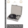 #PançSeti Alçıpan Ahşap Plastik Metal Delik Açma Takımı Profesyonel Hassas Kesim 8 Parça Panç Seti