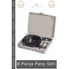 #PançSeti Alçıpan Ahşap Plastik Metal Delik Açma Takımı Profesyonel Hassas Kesim 8 Parça Panç Seti