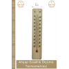 #Termometre Doğal Ahşap Hassas Analog İç Mekan Duvar Tipi Kaliteli Sıcaklık Ölçümü Termometresi 15cm - 1 Adet
