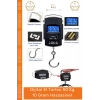 #Tartı Hassas Bagaj Bavul Mutfak LCD Dijital El Kantarı 50 Kg Terazi Tartı 10 Gr Hassasiyet