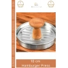 #KöfteKalıbı Profesyonel Metal Ahşap Saplı Gurme Köfte Şekillendirici Izgara 10 cm Hamburger Press