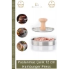 #KöfteKalıbı Paslanmaz Çelik Mutfak Köfte Basma Aparatı Restoran Şekillendirici 12 cm Hamburger Press