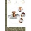 #KöfteKalıbı Paslanmaz Çelik Mutfak Köfte Basma Aparatı Restoran Şekillendirici 12 cm Hamburger Press
