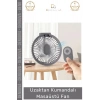 #Vantilatör LED Dijital Şarj Göstergeli Ultra Sessiz Gece Lambalı Uzaktan Kumandalı Masaüstü Fan