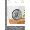 #Vantilatör LED Dijital Şarj Göstergeli Ultra Sessiz Gece Lambalı Uzaktan Kumandalı Masaüstü Fan